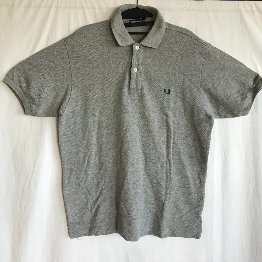 Fred Perry The Original Performance Polo Shirt Men Size Large Gray Athleisure